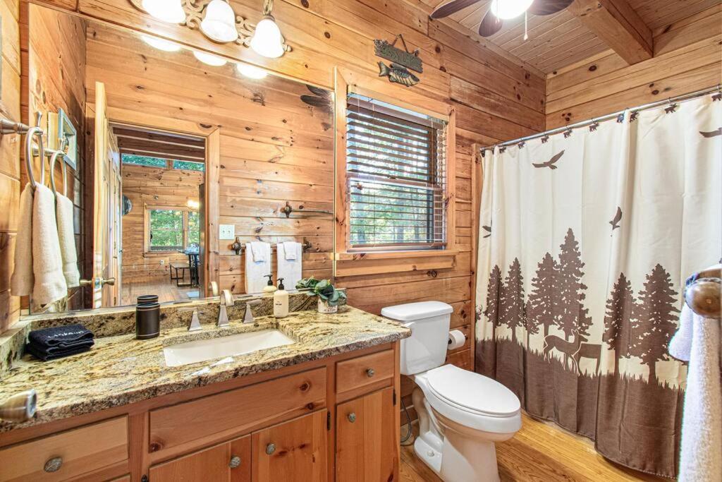 Cherry Log Summit Cabin By Bk Stays - Family Friendly - Playground - Game Room - Jacuzzi - Amazing Mountain Views Eksteriør billede