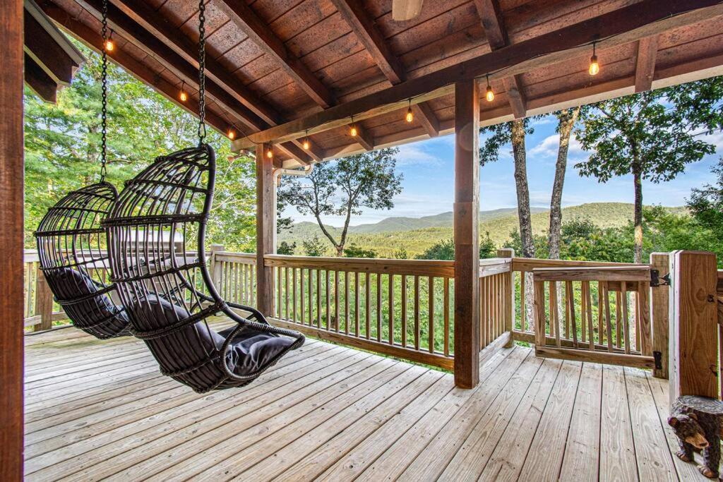 Cherry Log Summit Cabin By Bk Stays - Family Friendly - Playground - Game Room - Jacuzzi - Amazing Mountain Views Eksteriør billede
